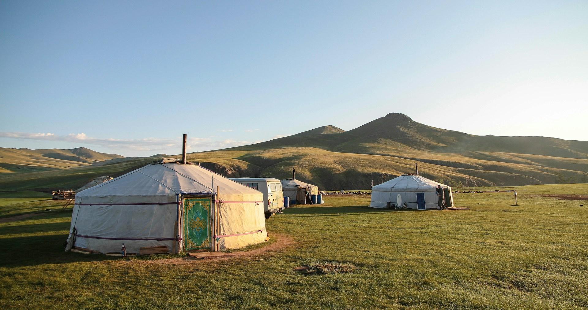 Driving in Mongolia