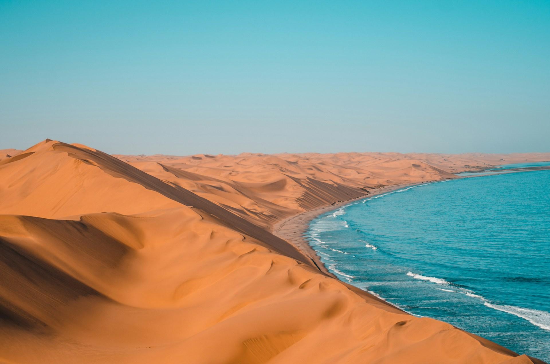 Driving in Namibia