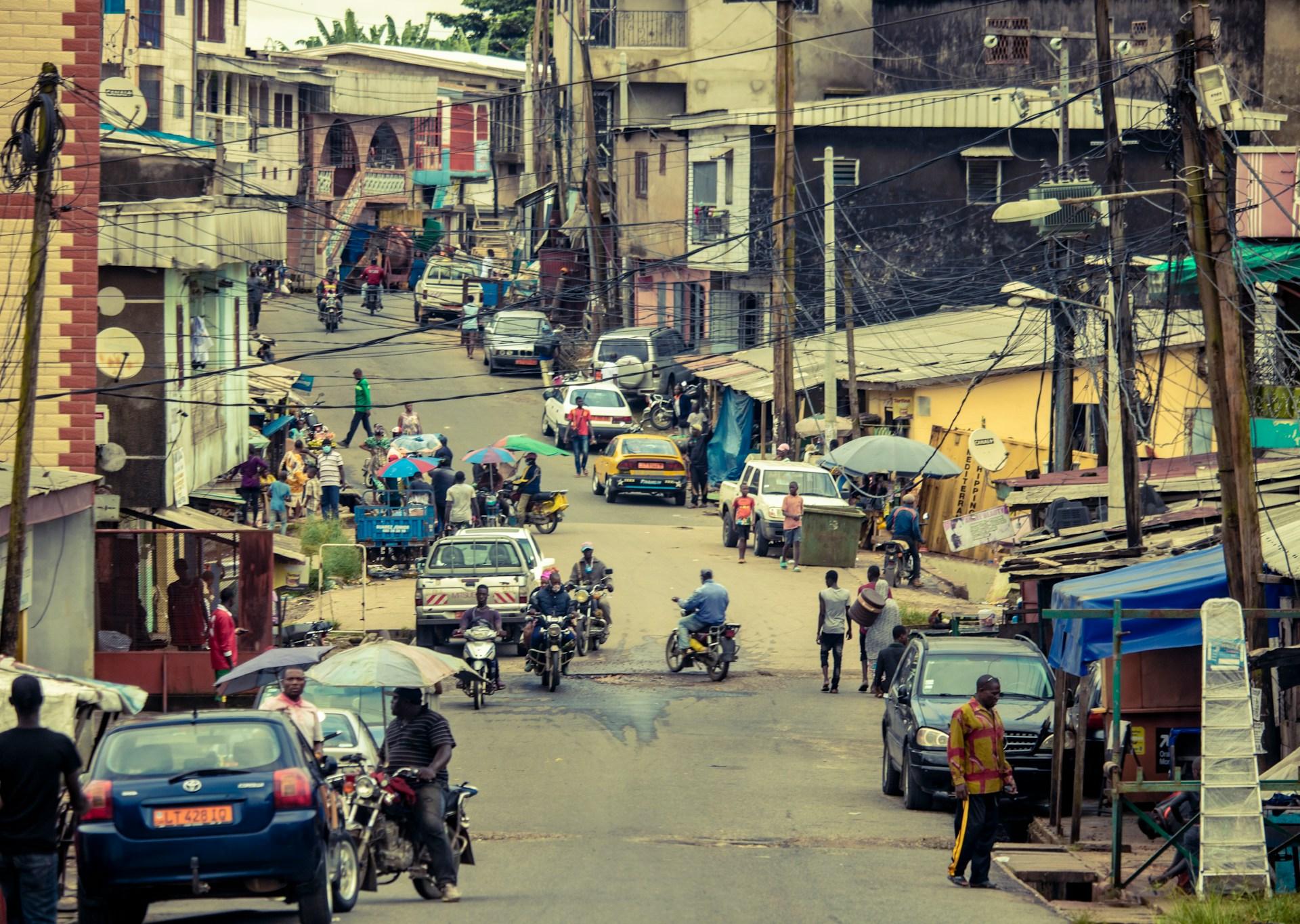 Driving in Camerun